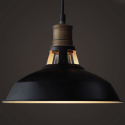 Suspension industrielle noire vintage - Aster