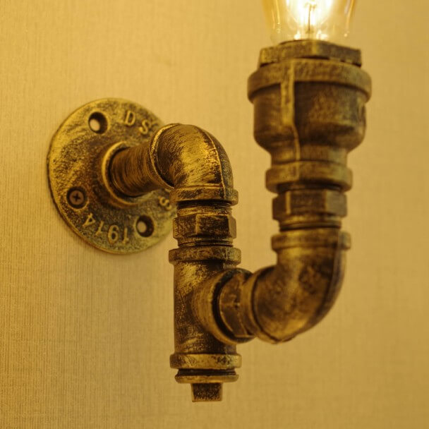 Aplique de pared industrial vintage - Lumi