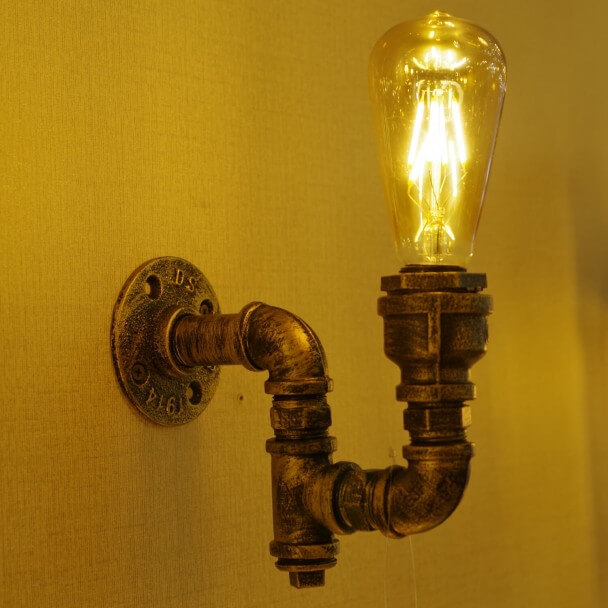 Aplique de pared industrial vintage - Lumi