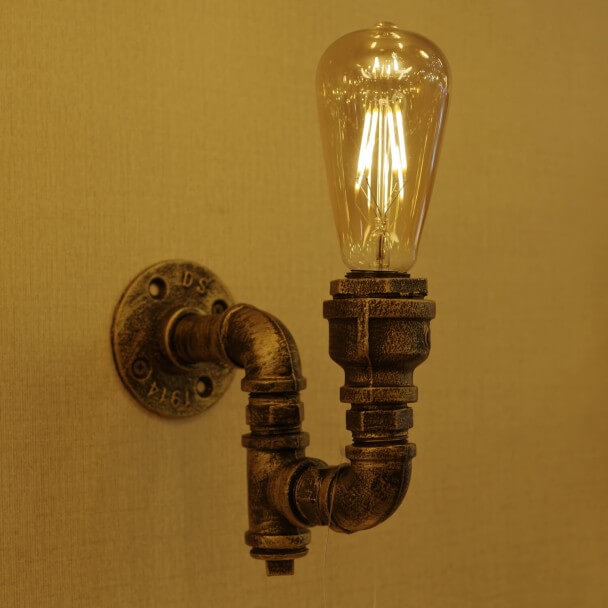 Aplique de pared industrial vintage - Lumi